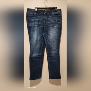 Ny&co Curvy Boyfriend Fit Women's Blue Jeans